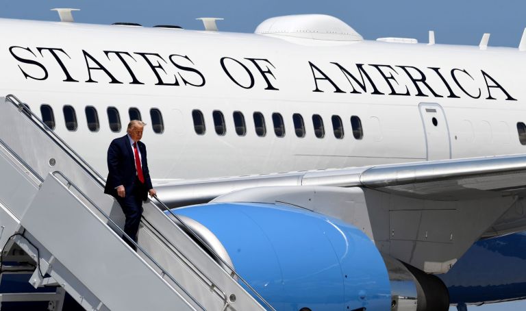 Trump launches tour to seize convention limelight from Biden