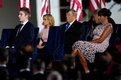 Trump says Melania’s mother is ‘very ill’ during New Year’s Eve celebration