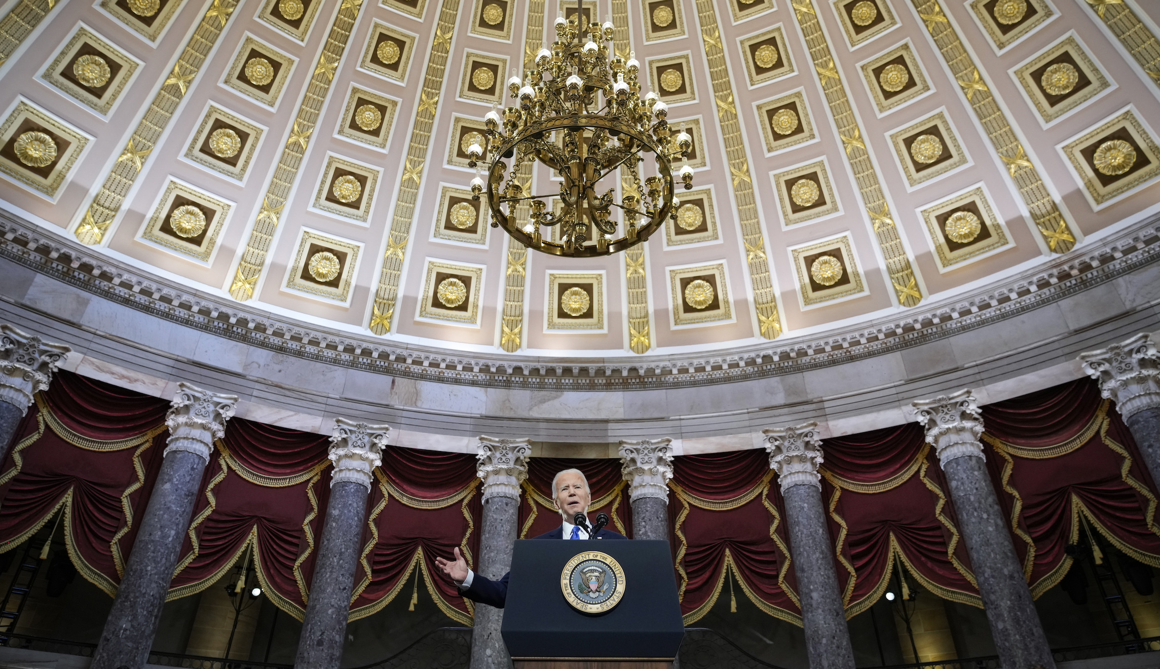 Biden reschedules Jan. 6 speech to Friday as winter storm approaches