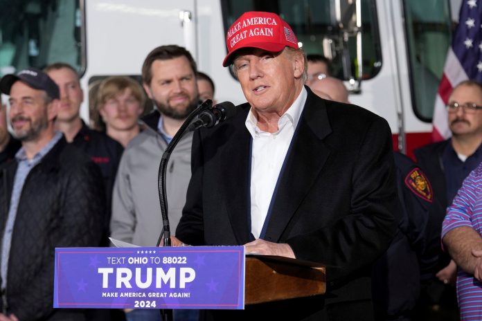 The Trump that Republicans were waiting for just showed up in East Palestine