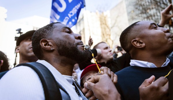 The pro- and anti-Trump protests show America at its best