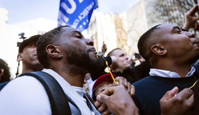 The pro- and anti-Trump protests show America at its best