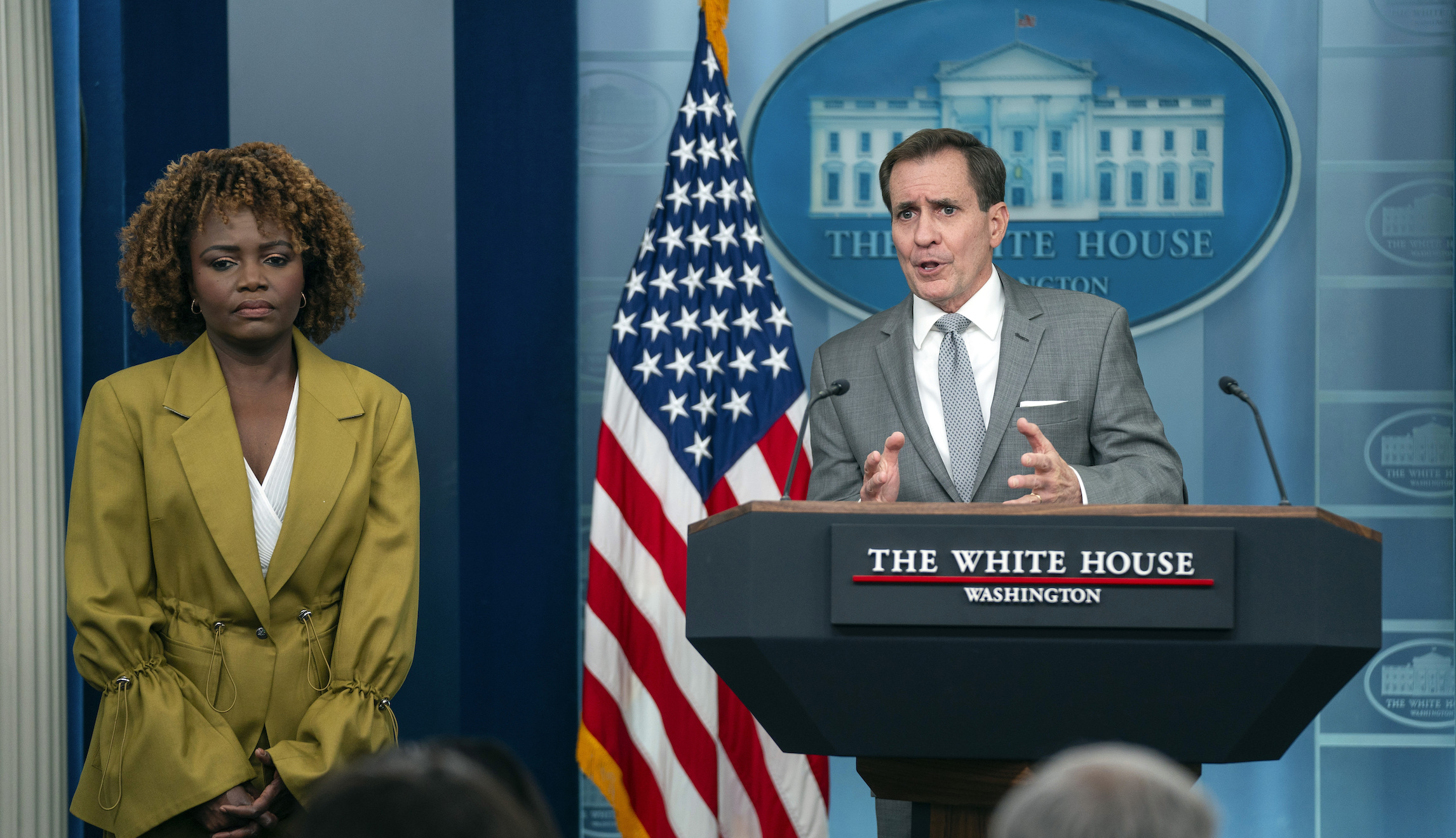 White House official denies reports of briefing room tensions