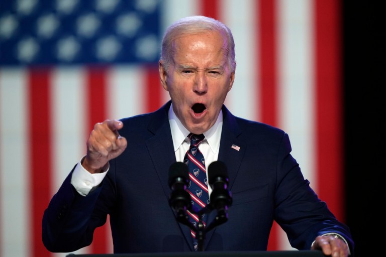 President Joe Biden speaks on Friday, Jan. 5, 2024, in Blue Bell, Pennsylvania.