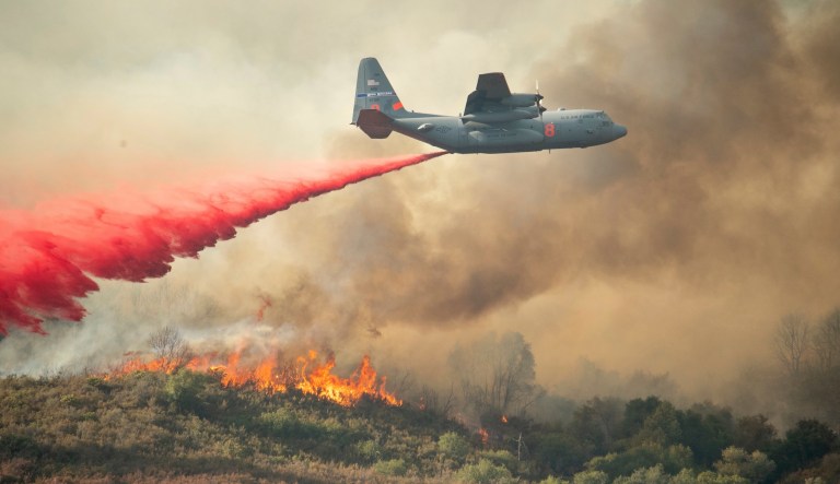 Trump says wasting water worsens California wildfires, but water is not how you fight fires