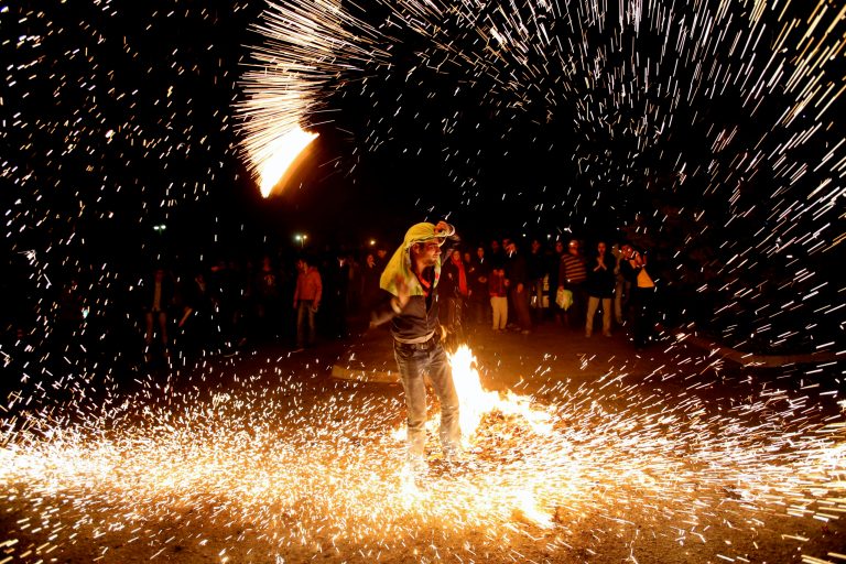 AP PHOTOS: Iran fire festival marks end of winter