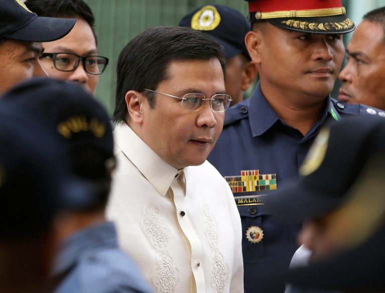 Philippine court gives not guilty plea for senator