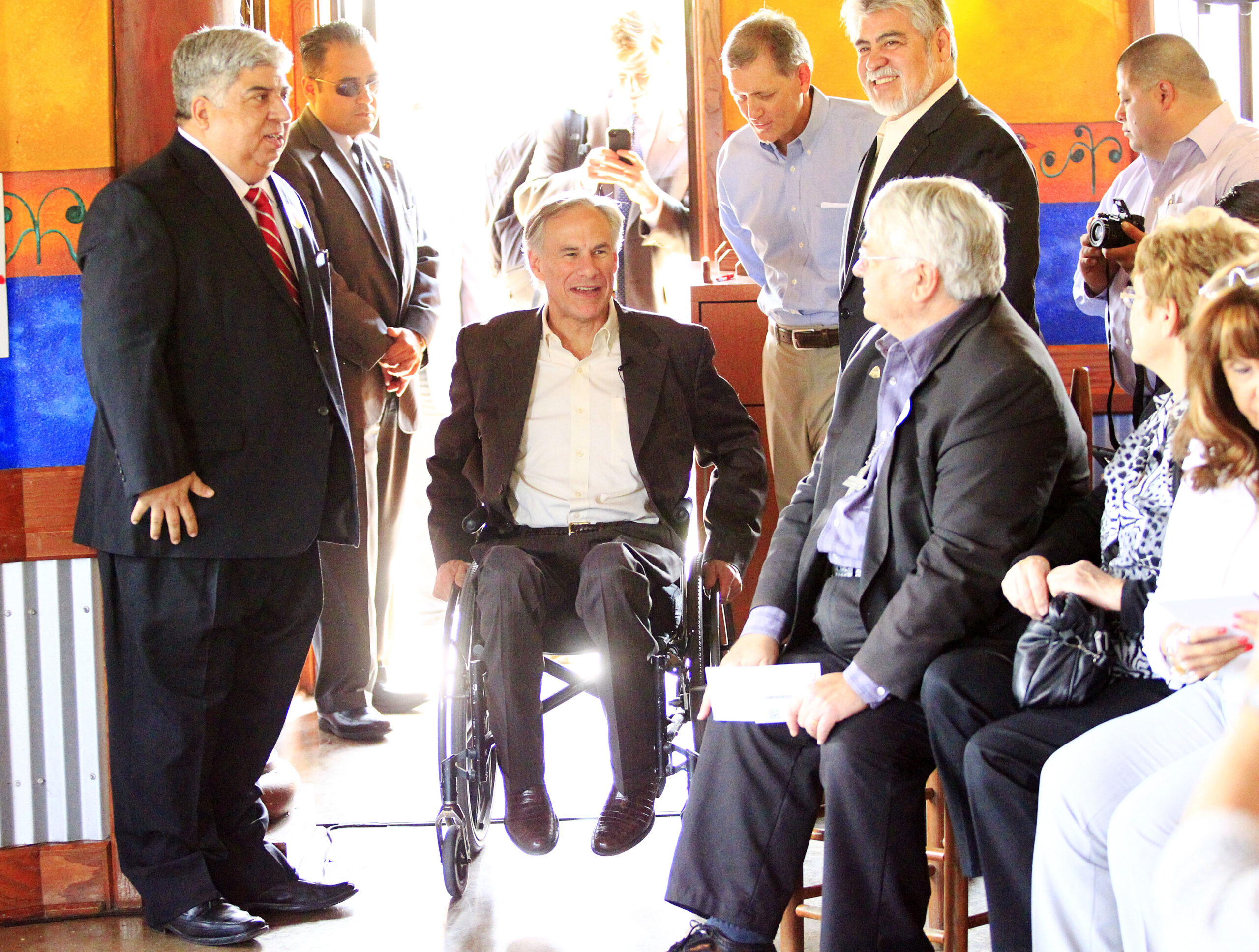 Greg Abbott shifts to schools in Texas governor’s race