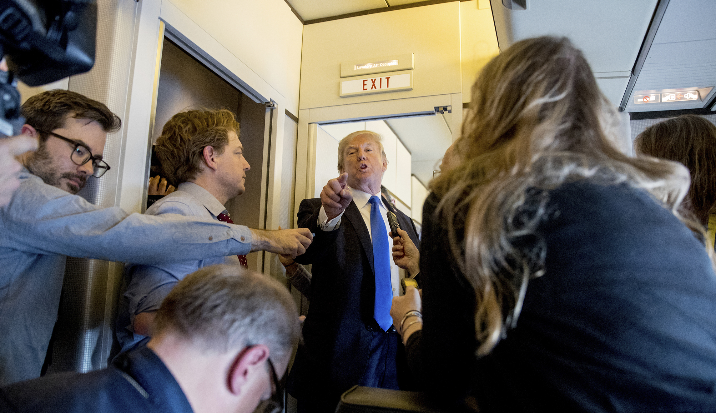White House won’t take questions on the record from reporters aboard Air Force One