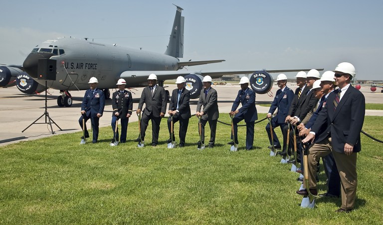Ceremony marks tanker construction at McConnell