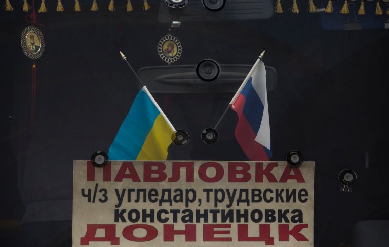 At heart of Ukraine drama, a tale of two countries