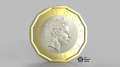 UK Royal Mint unveils new pound coin