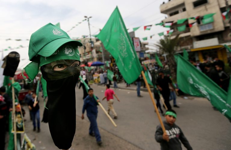 Thousands of Hamas supporters rally in Gaza