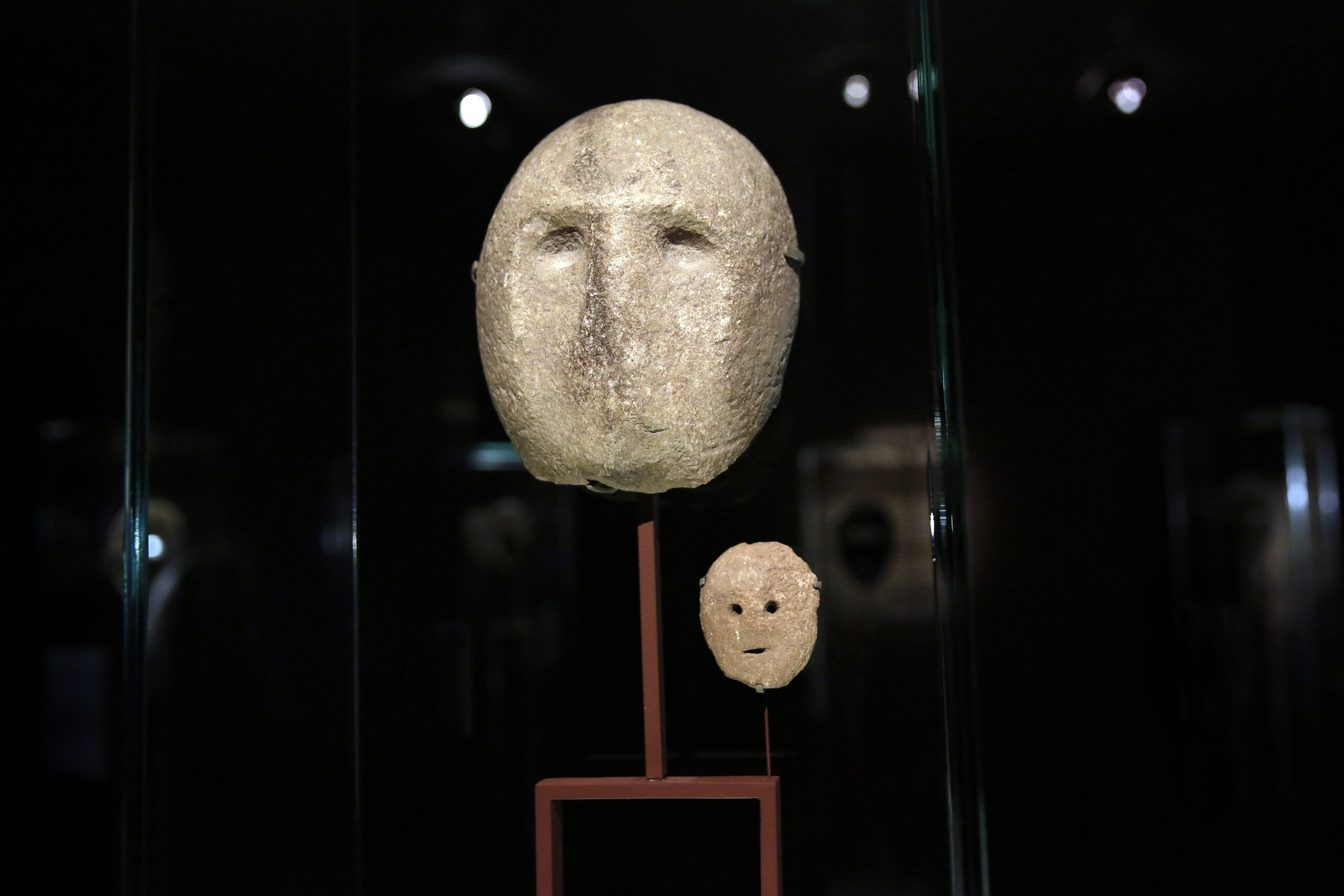 Ancient masks go on display in Jerusalem
