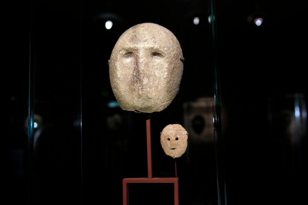 Ancient masks go on display in Jerusalem