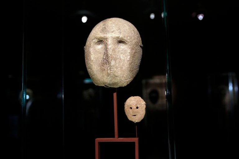 Ancient masks go on display in Jerusalem