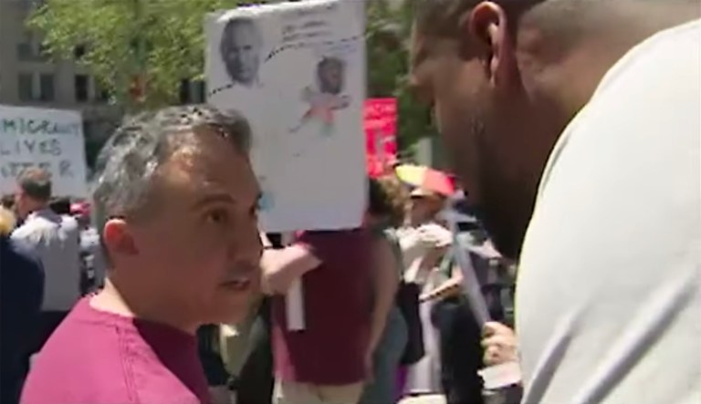 Black reporter harassed at impeach Trump protest: ‘Go back to Fox News to pick cotton’
