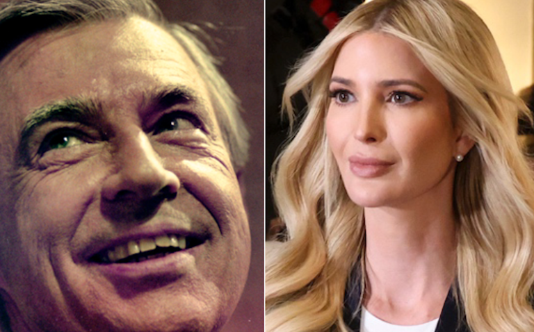 Late children's television pioneer Fred Rogers (left) and Ivanka Trump.