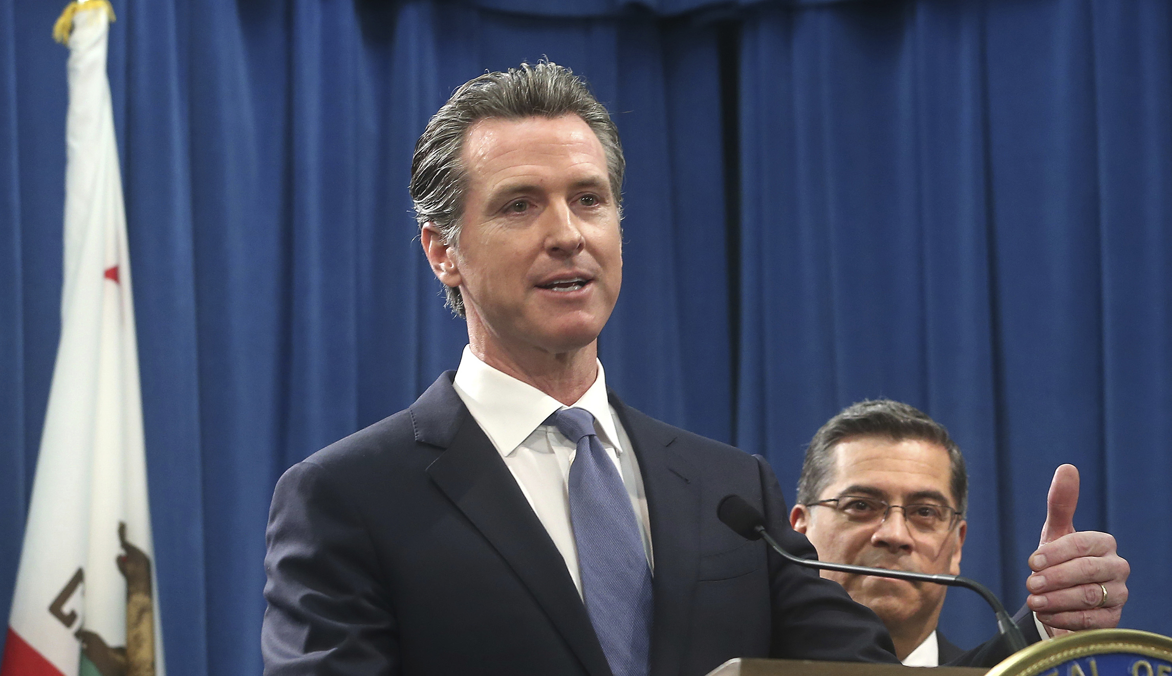 Newsom under fire as former general sues for antisemitism and harassment