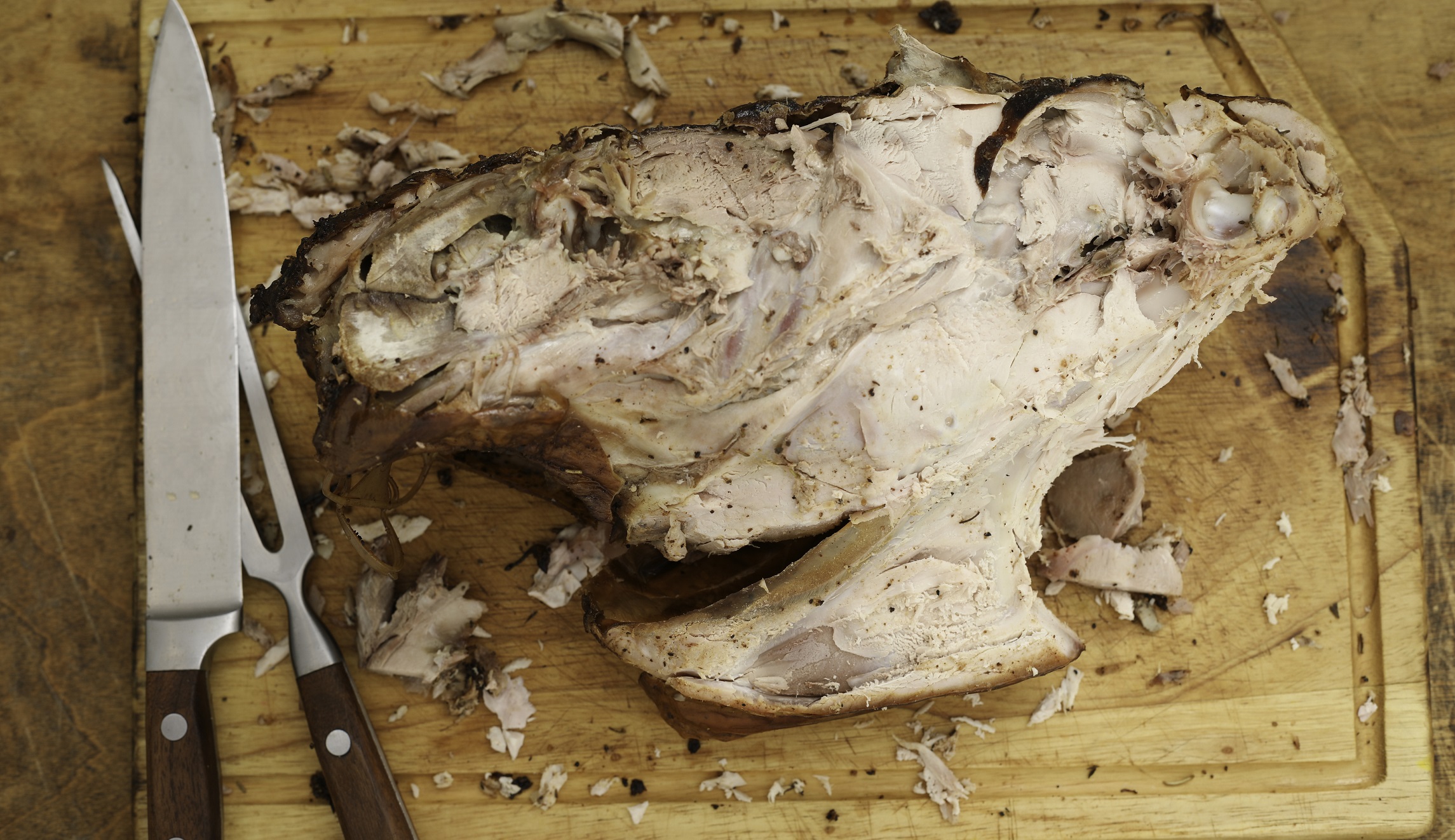 A pile of leftover Thanksgiving turkey changed meals forever