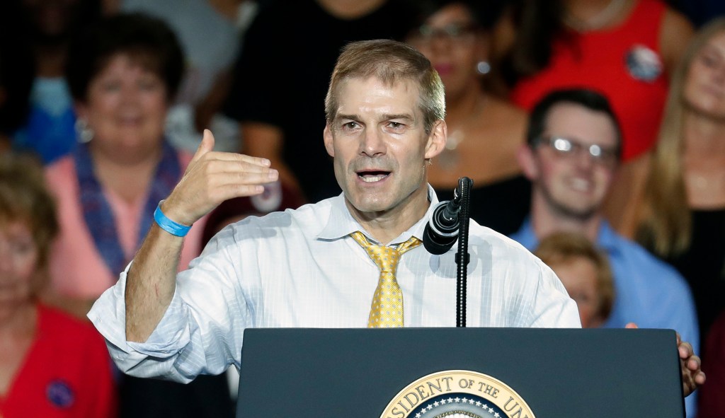 Jim Jordan pledges to fight for the border wall if elected speaker