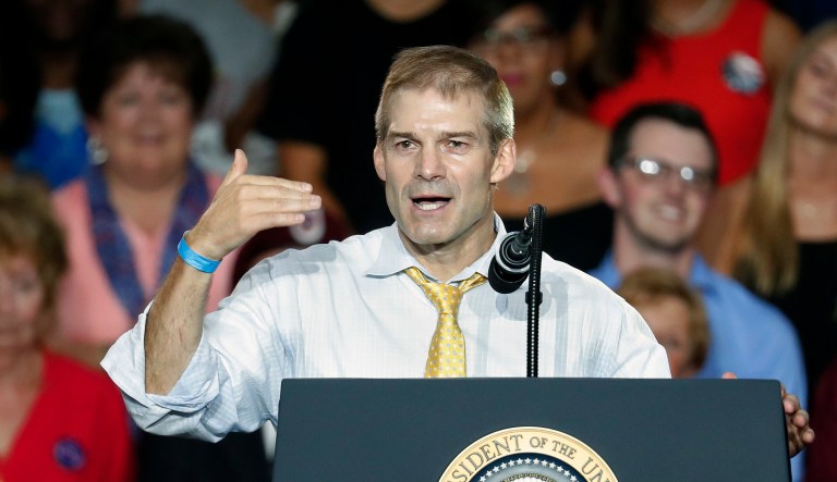 Jim Jordan pledges to fight for the border wall if elected speaker