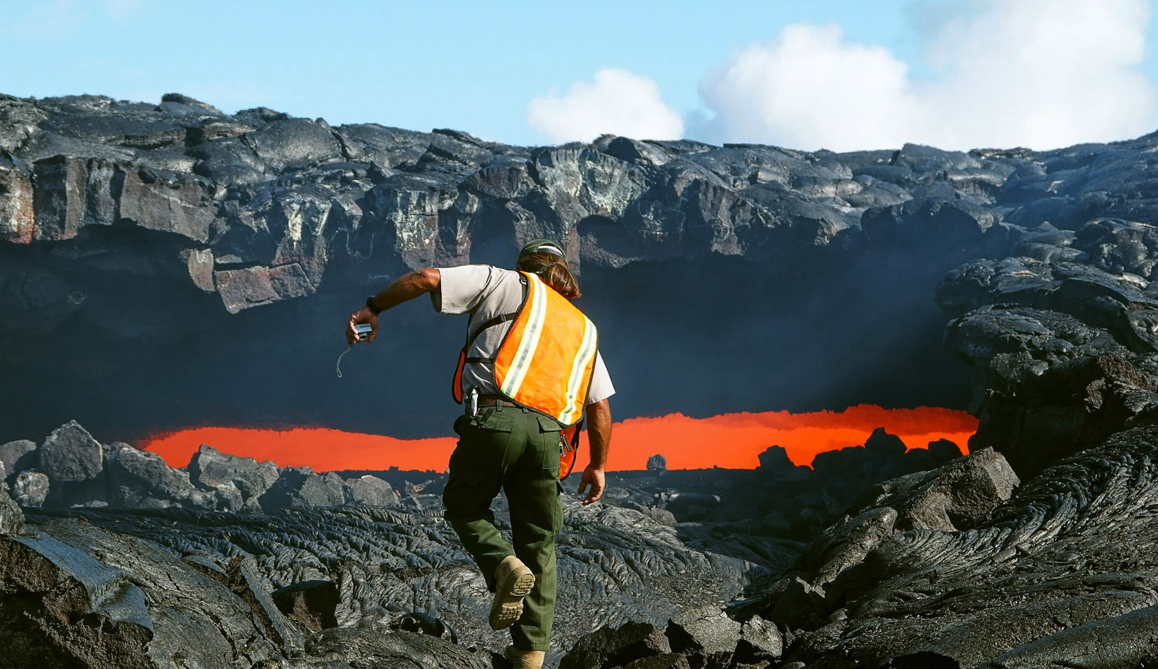 Man dies after falling into hidden backyard lava tube