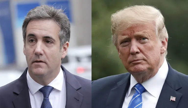 Michael Cohen and Donald Trump