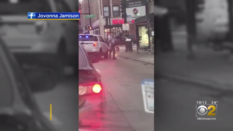 Video shows police officer body-slamming man who allegedly spat in his face