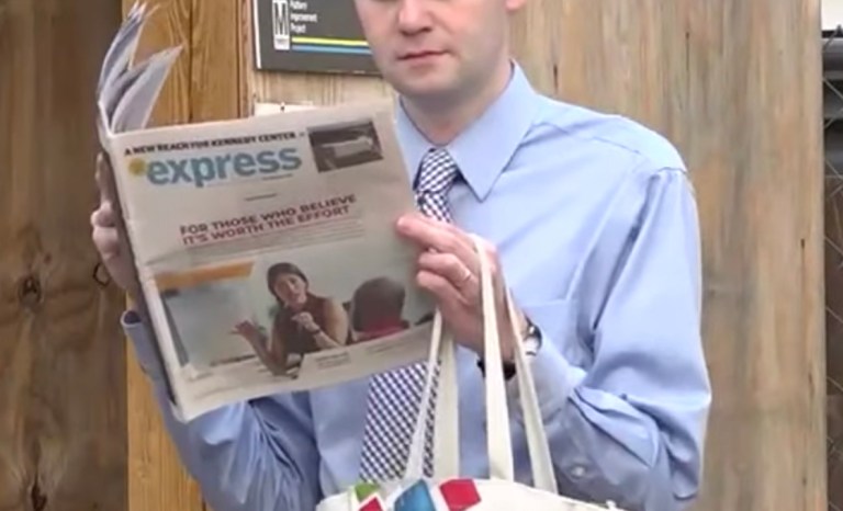 ‘Hope you enjoy your stinkin’ phones’: Washington Post abruptly closes its commuter newspaper, laying off all staff