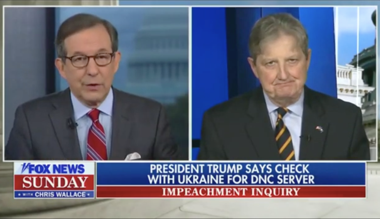 ‘The entire intelligence community says it was Russia’: Fox's Chris Wallace interrupts GOP senator over Ukraine claims