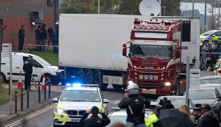 ‘Unimaginable tragedy’: 39 trafficking victims found dead in UK truck were Chinese nationals