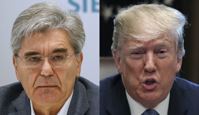Siemens CEO calls Trump the ‘face of racism’ after ‘send her back’ chants