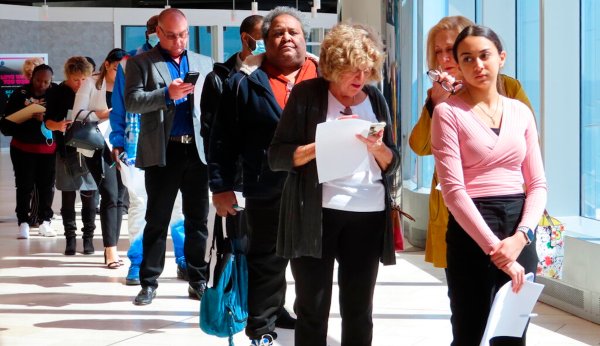 Job openings tick up very slightly despite high interest rates