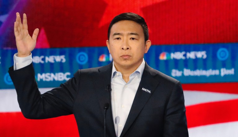 Andrew Yang boycotts MSNBC pending on-air apology