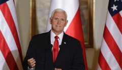 Pence plants Reaganite flag against Trump
