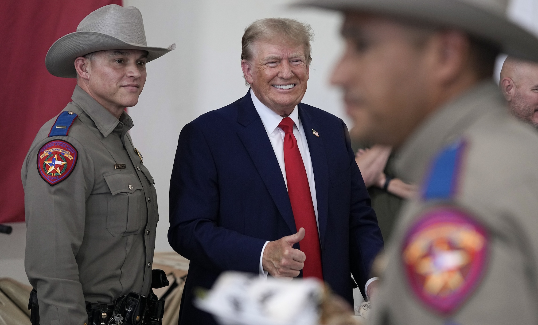 WATCH LIVE: Donald Trump speaks during visit to southern border