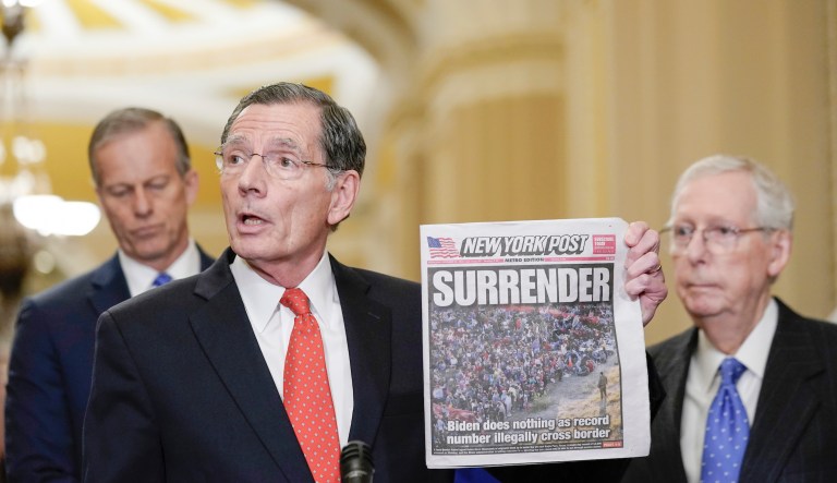 No. 3 Senate Republican rejects Ukraine-border bill, adding to growing list of GOP opponents