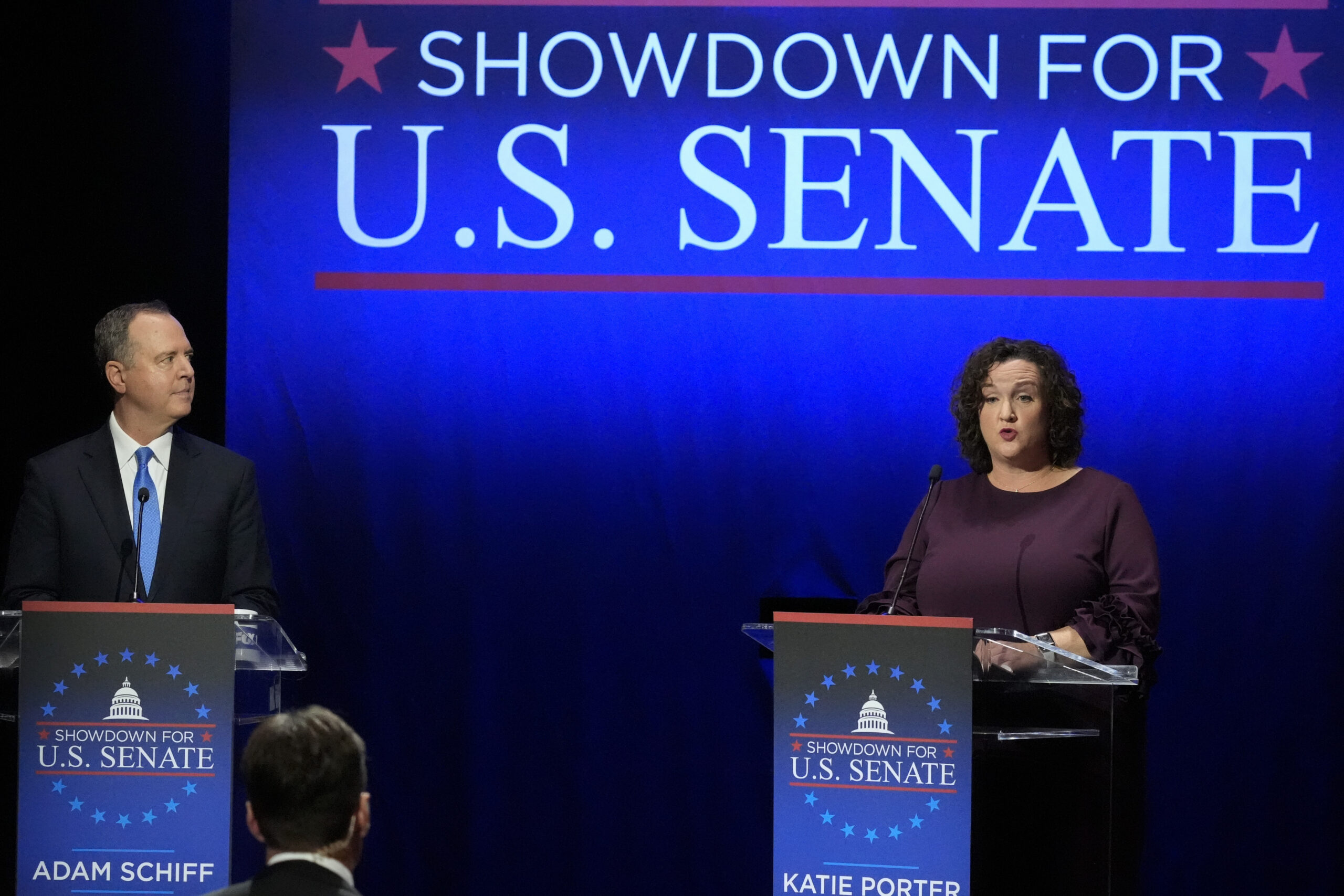 Porter attacks Schiff for ‘boxing out’ women in high-profile California Senate race