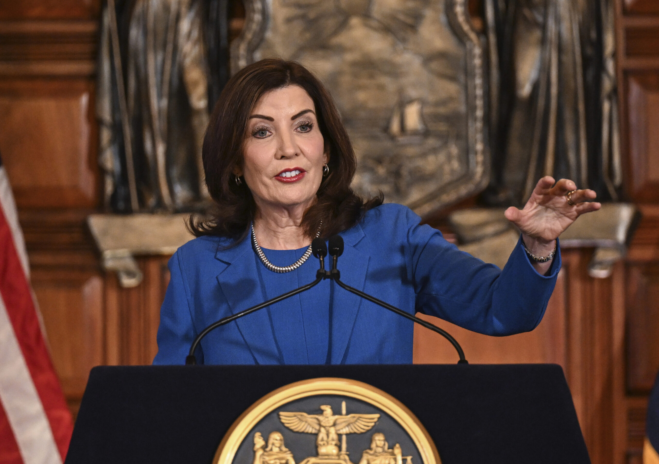 Path for Democratic House speaker ‘goes through New York,’ Hochul declares