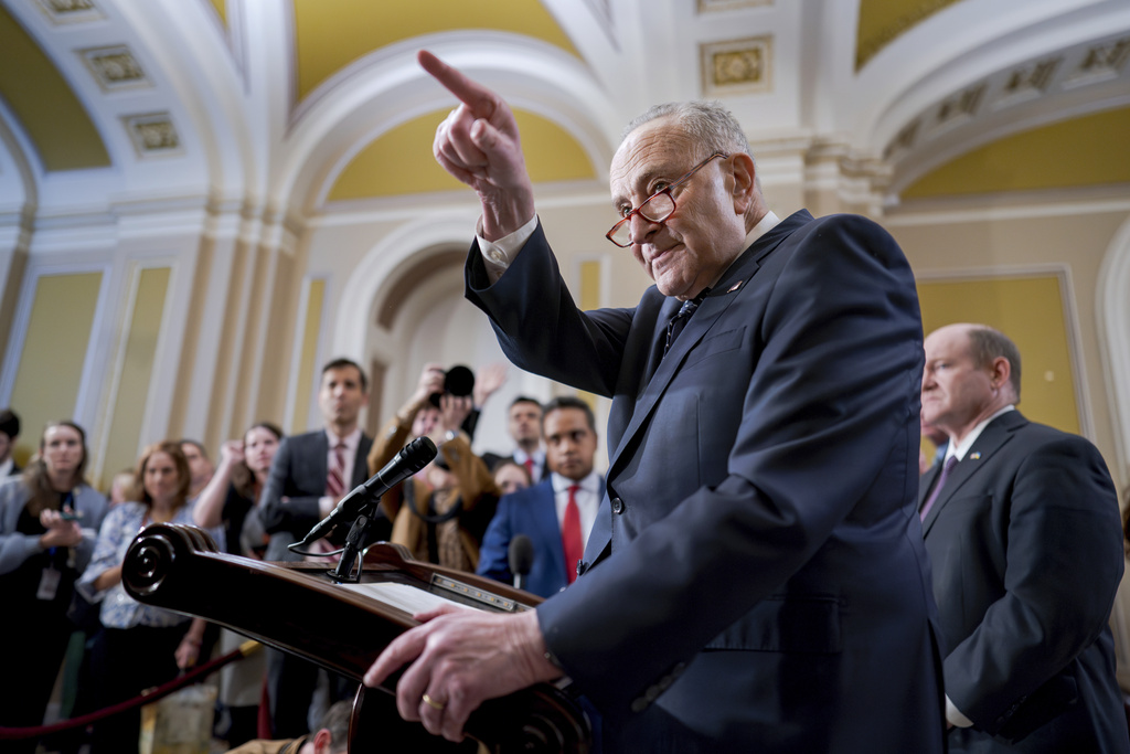 Schumer says Ukraine-border bill on track for vote next week