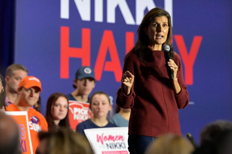 ‘Free Palestine’ protesters crash Nikki Haley event in South Carolina