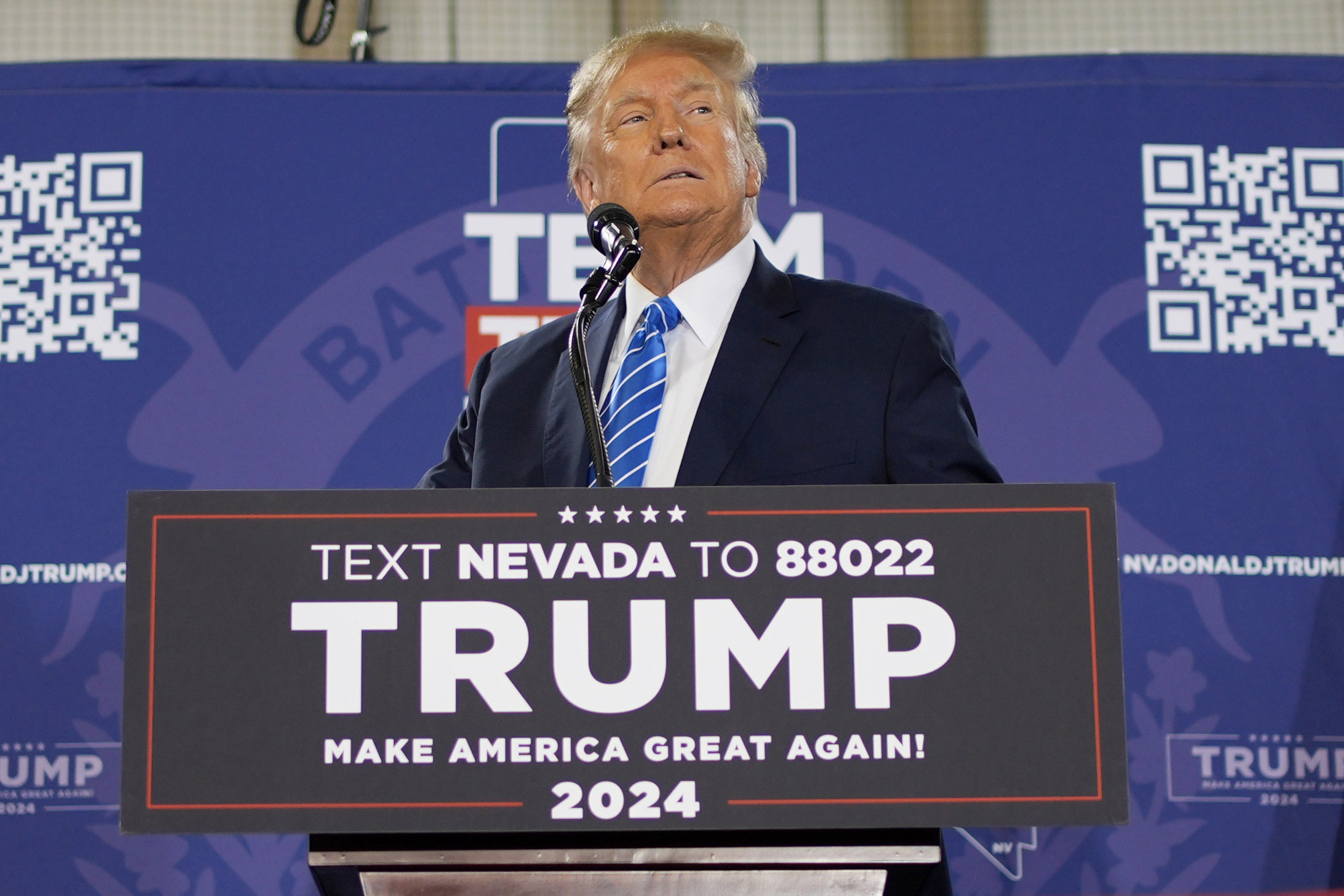 Nevada primary contests beset by low turnout and voter confusion over Trump’s absence from ballot