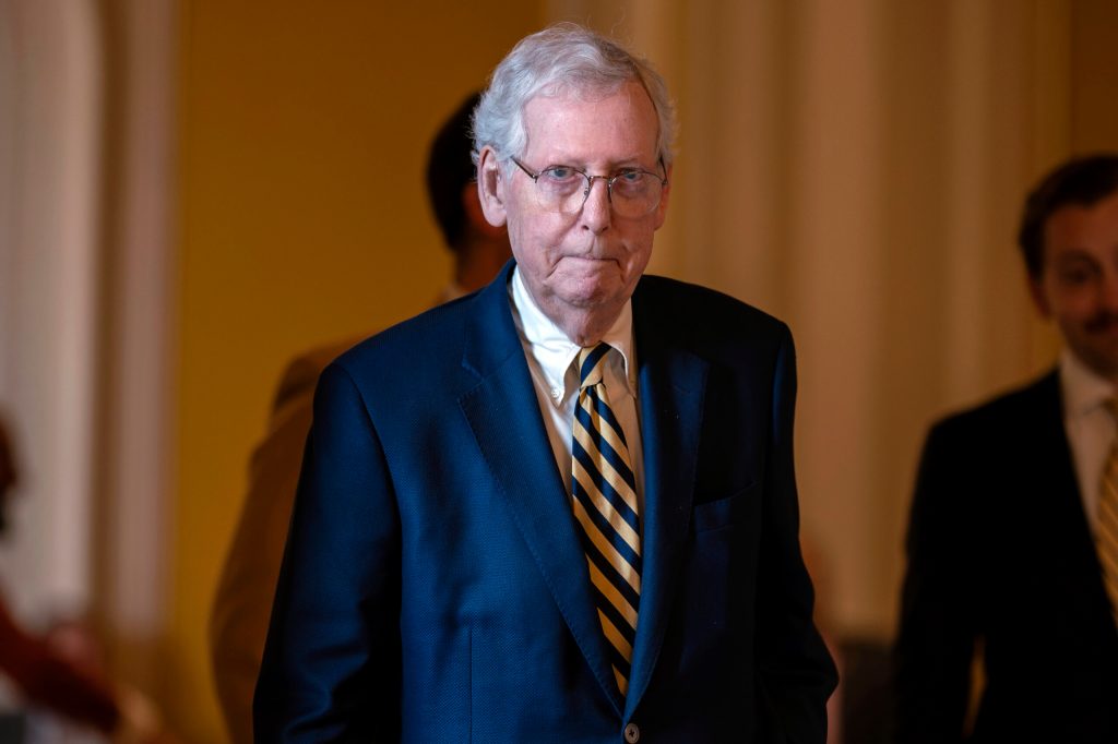 Mitch McConnell resigning as Senate GOP leader in November