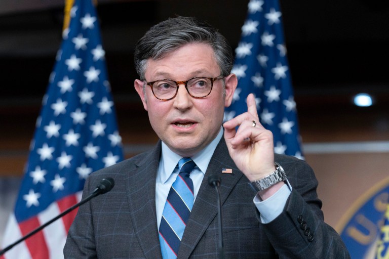 Johnson denounces ‘anti-Israel rhetoric’ on six-month anniversary of Hamas attack