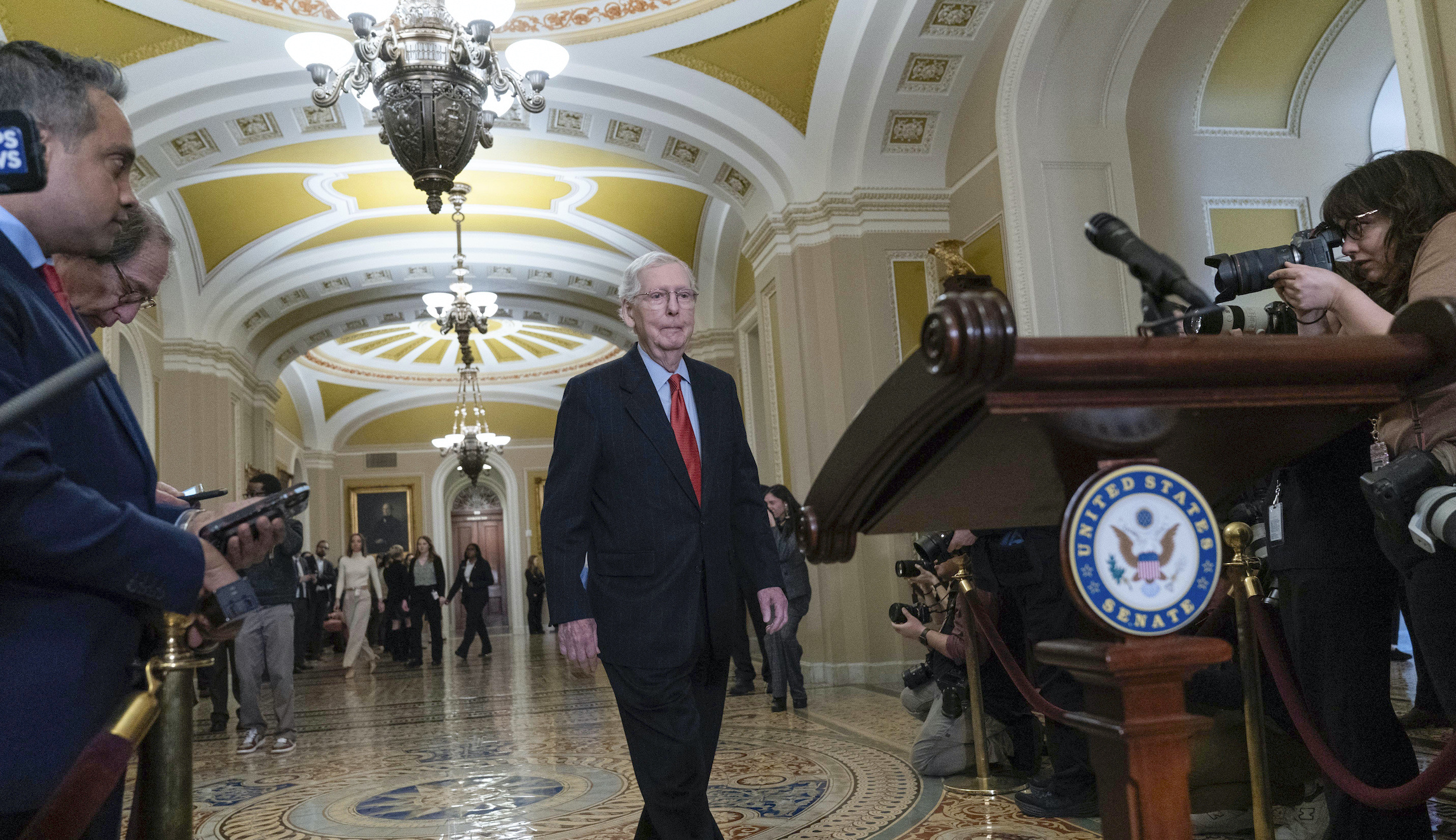 McConnell surveys GOP wreckage after Senate border deal falls apart