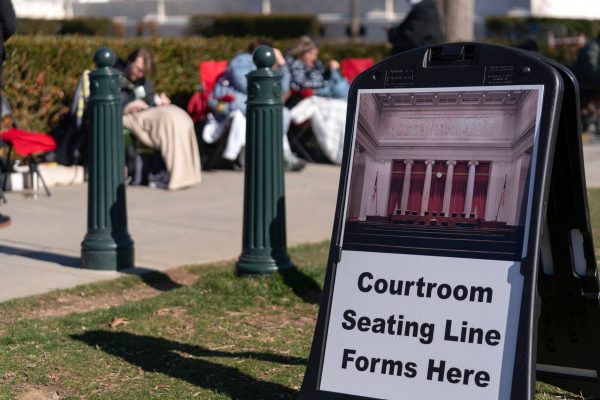 Trump’s 14th Amendment ballot dispute brings overnight crowd to Supreme Court steps