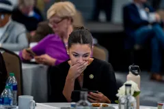 AOC blasts pro-Israel group for ‘targeting’ congresswomen ‘who have survived sexual assault’
