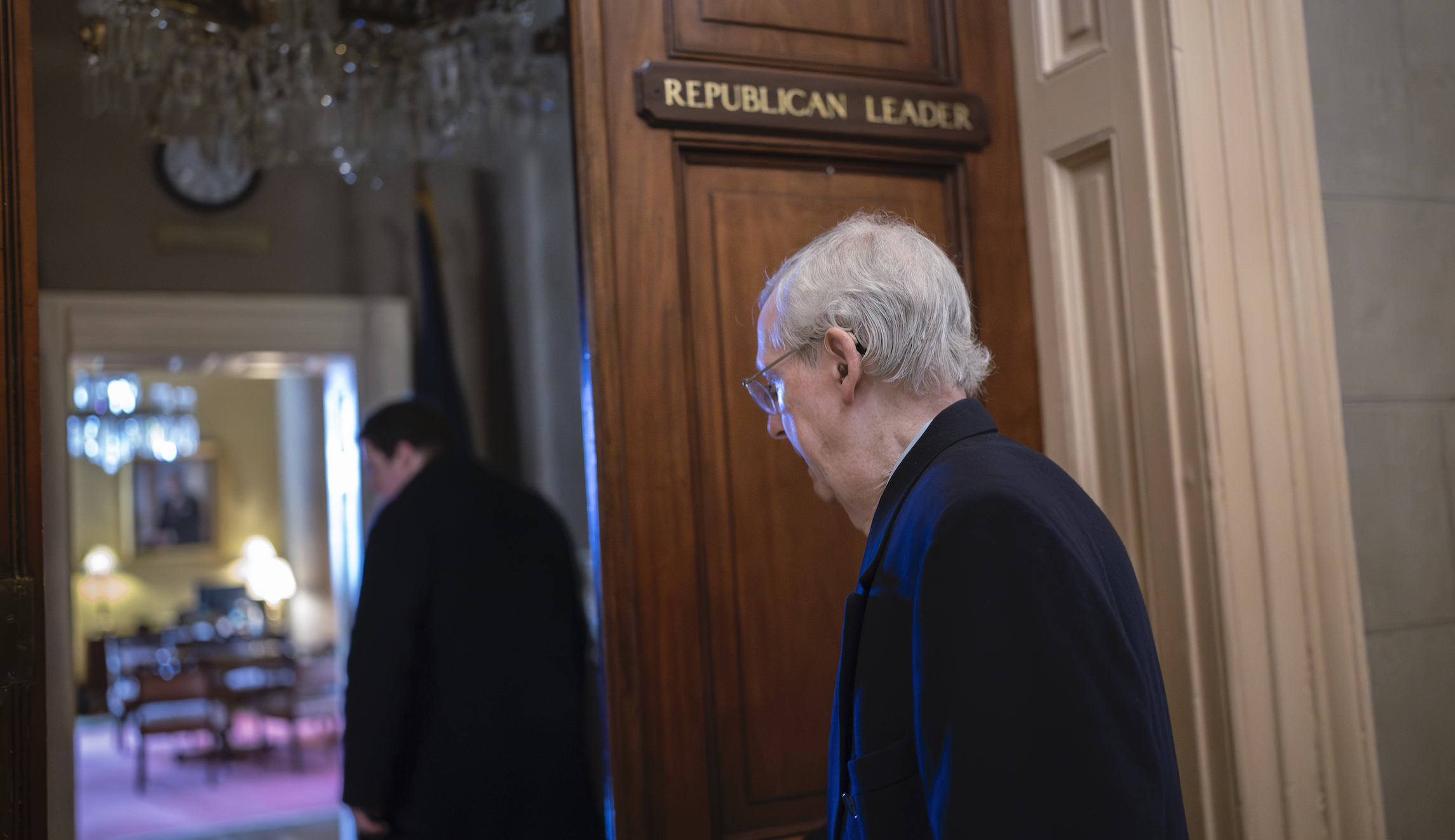 McConnell chides ‘America First’ as Trump takes harder line on Ukraine