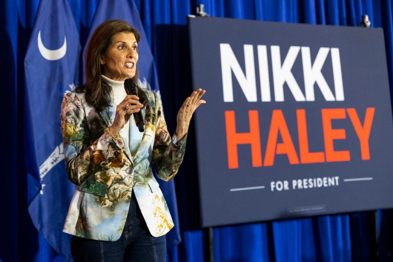 Nikki Haley ad hits Trump for avoiding military service and defends deployed husband